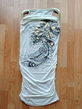 Chesley White Cream Ruched Bodycon Dress